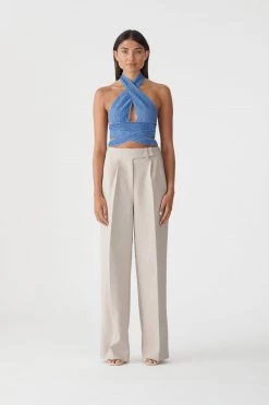 New Arrivals San Sloane Azura Metallic Knit Top