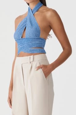 New Arrivals San Sloane Azura Metallic Knit Top 14 New Arrivals San Sloane Azura Metallic Knit Top