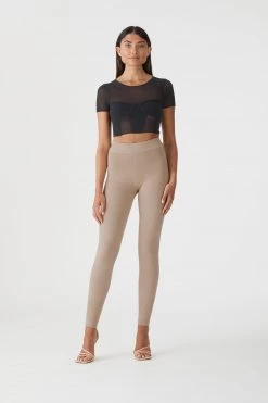 San Sloane Aurelius Cotton Cashmere Knit Leggings