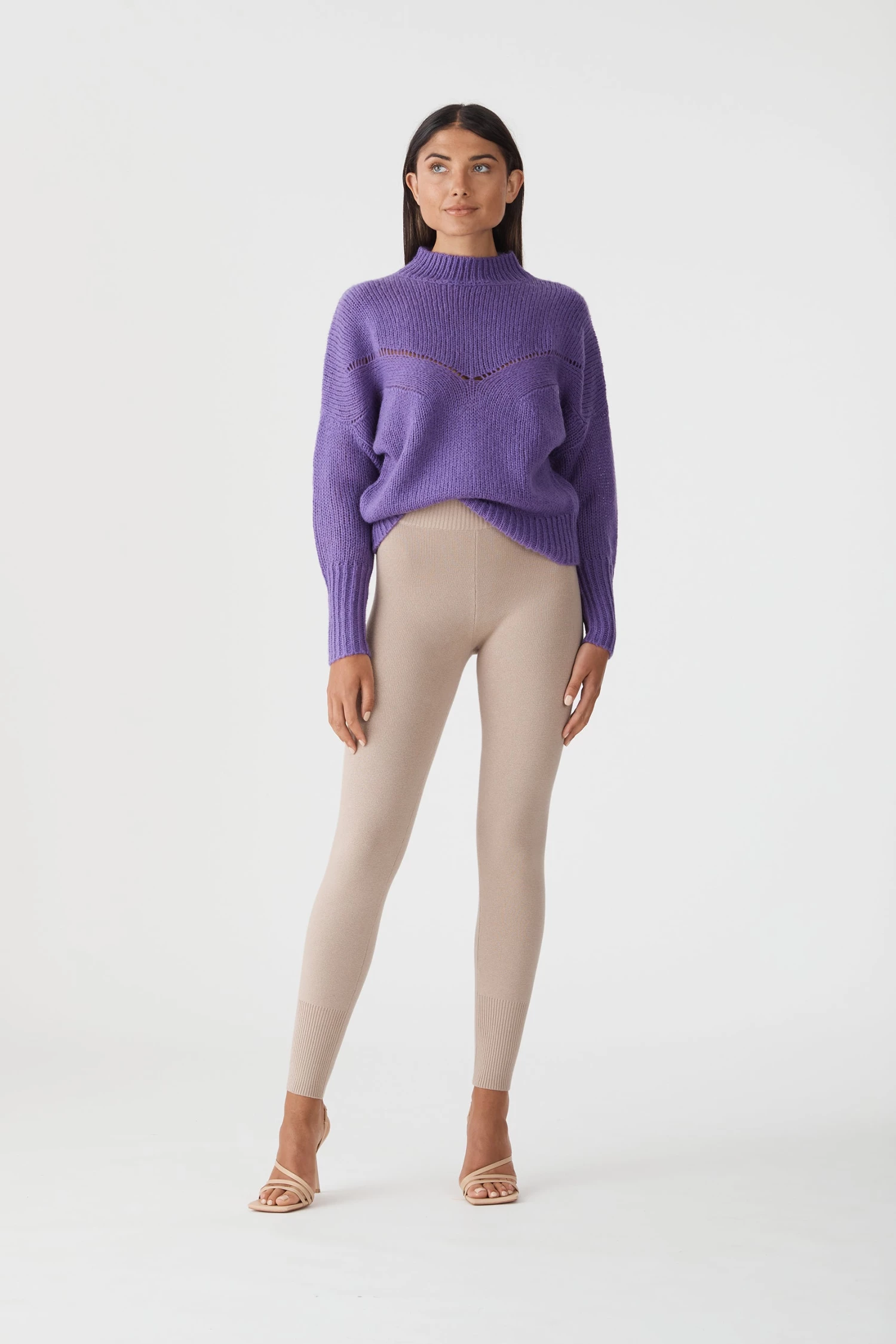 San Sloane Aurelius Cotton Cashmere Knit Leggings 12 San Sloane Aurelius Cotton Cashmere Knit Leggings