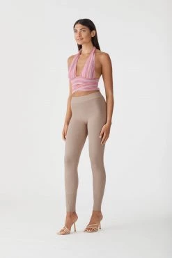 San Sloane Ceres Metallic Knit Top