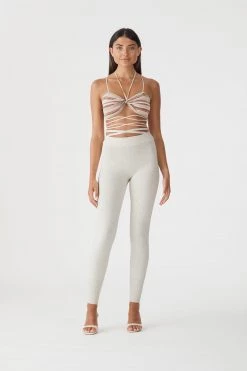 San Sloane Aurelius Cotton Cashmere Knit Leggings New Arrivals