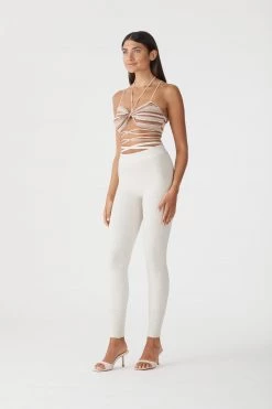 San Sloane Aurelius Cotton Cashmere Knit Leggings New Arrivals