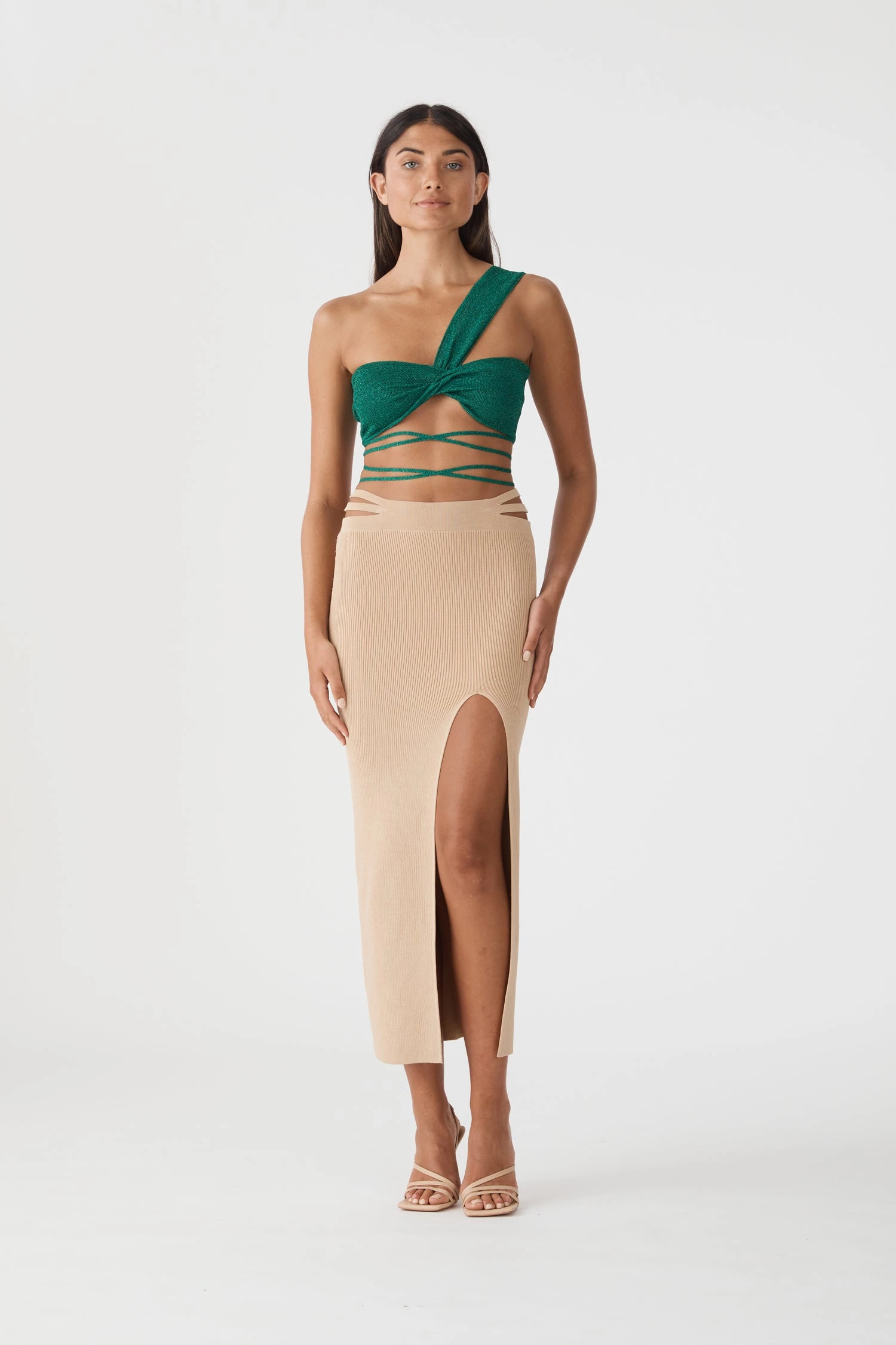 San Sloane Esmeralda Metallic Knit Top 8 San Sloane Esmeralda Metallic Knit Top