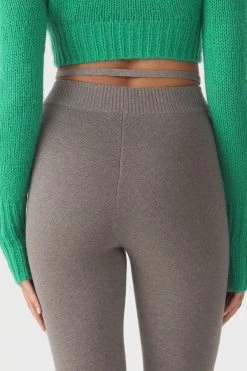 San Sloane Aurelius Cotton-Cashmere Knit Leggings