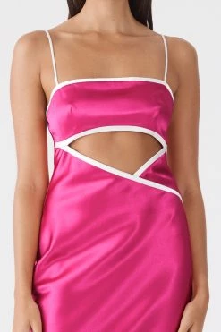 San Sloane Aliya Cut Out Midi Dress 10 San Sloane Aliya Cut Out Midi Dress