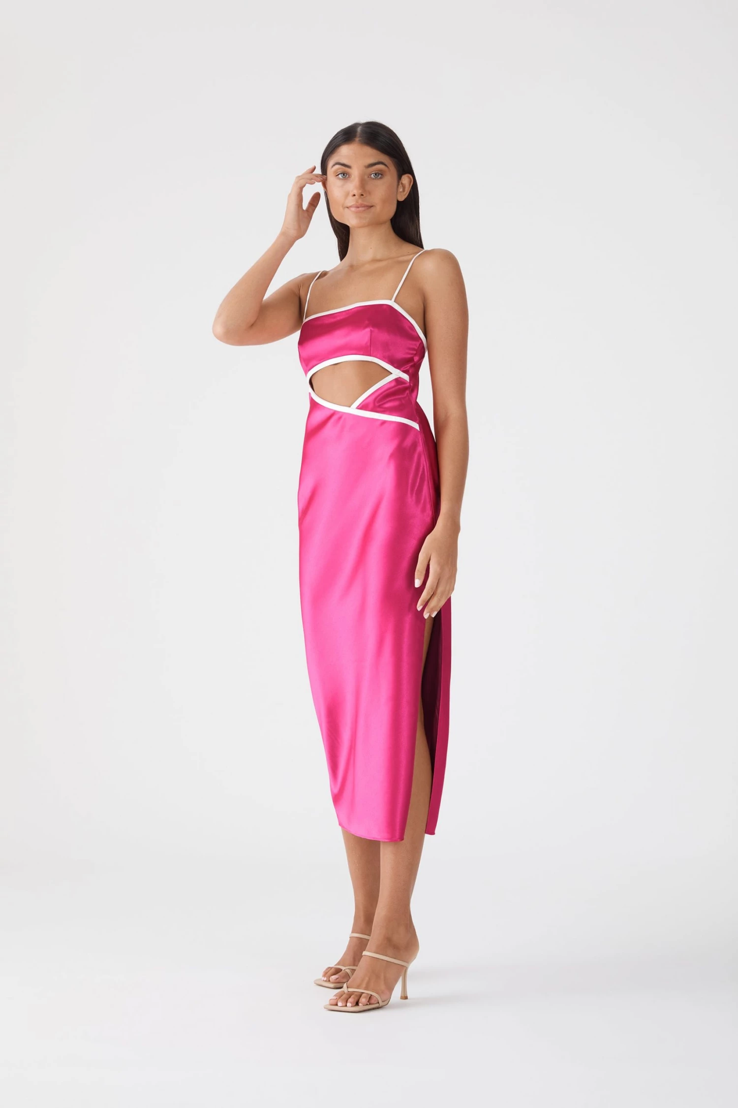San Sloane Aliya Cut Out Midi Dress 4 San Sloane Aliya Cut Out Midi Dress