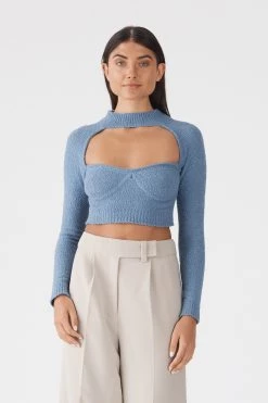 San Sloane Bruno Boucle Knit Top New Arrivals