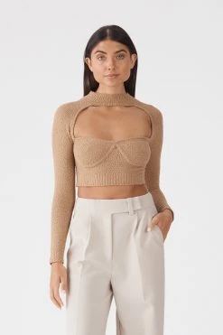 New Arrivals San Sloane Bruno Boucle Knit Top