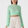San Sloane Lizette Crochet Knit Top New Arrivals