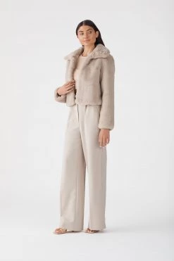 San Sloane Lyra Faux Fur Jacket New Arrivals