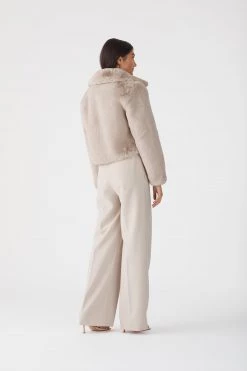 San Sloane Lyra Faux Fur Jacket New Arrivals