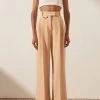 Shona Joy Ivy High Waist Tailored Pant Peanut Butter