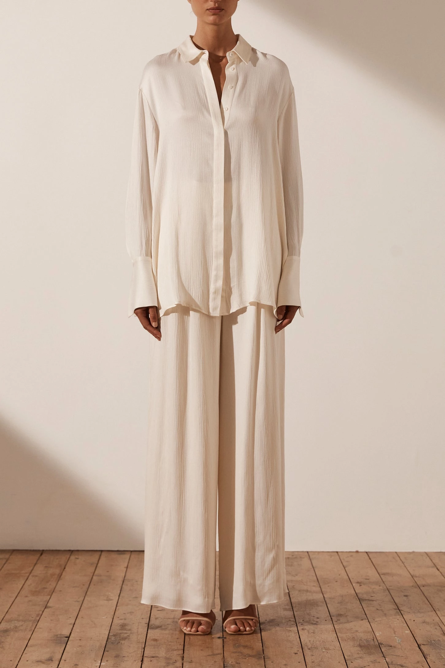 Shona Joy Juliet Tuxedo Shirt 3 Shona Joy Juliet Tuxedo Shirt