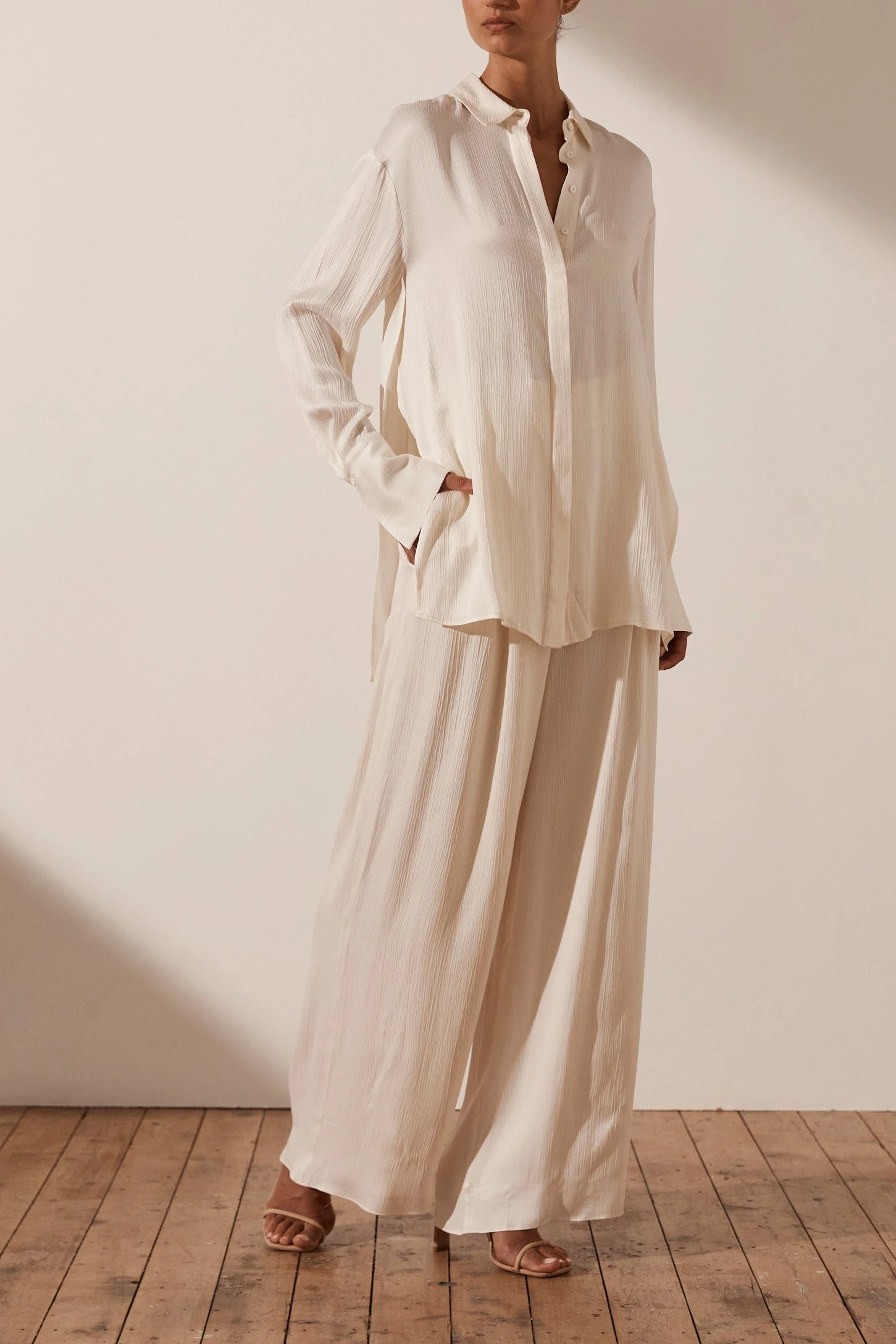 Shona Joy Juliet Tuxedo Shirt 5 Shona Joy Juliet Tuxedo Shirt