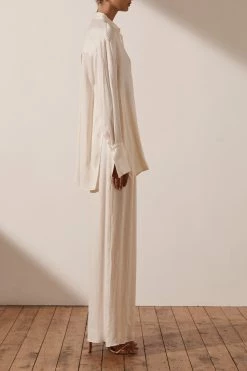 Shona Joy Juliet Tuxedo Shirt 12 Shona Joy Juliet Tuxedo Shirt