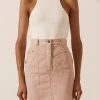 Shona Joy Chiara Utility Skirt Rose Dust