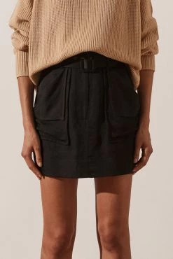 Shona Joy Marie Mini Skirt Black