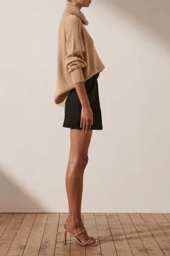 Shona Joy Marie Mini Skirt Black