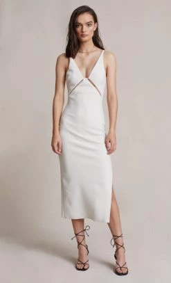 Bec And Bridge Livania Cut Out Dress Vanilla Bean