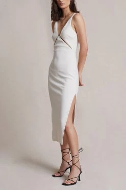 Bec And Bridge Livania Cut Out Dress Vanilla Bean