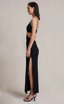 Bec And Bridge Selene V Maxi Dress Black 12 Bec And Bridge Selene V Maxi Dress Black