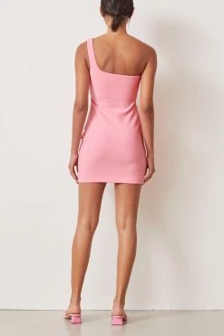 Bec And Bridge Paloma Mini Dress Flamingo