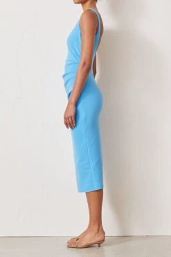 Bec And Bridge Paloma Midi Dress Azure