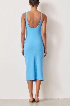 Bec And Bridge Paloma Midi Dress Azure