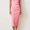 Bec And Bridge Paloma Midi Dress Flamingo