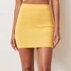 Bec And Bridge Lemon Squeezy Knit Mini Skirt Sunray