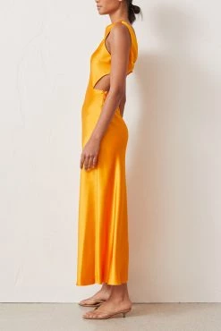 Bec And Bridge Seraphine Cutout Dress Tangerine 9 Bec And Bridge Seraphine Cutout Dress Tangerine