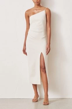 Bec And Bridge Raphaela Midi Dress Vanilla Bean