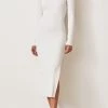 Bec And Bridge Noir Et Blanc Long Sleeve Midi Ivory