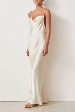 Bec And Bridge Frederic Midi Dress Oyster