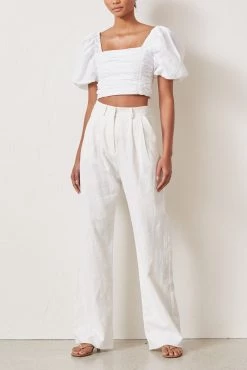 Bec And Bridge Natural Woman Pants Ivory