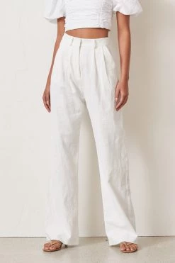 Bec And Bridge Natural Woman Pants Ivory