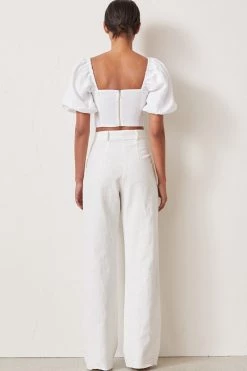 Bec And Bridge Natural Woman Pants Ivory