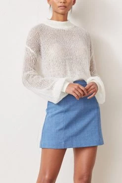 Bec And Bridge Albi Knit Jumper Ivory