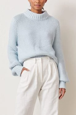 Bec And Bridge Elsa Knit Jumper Sky Blue
