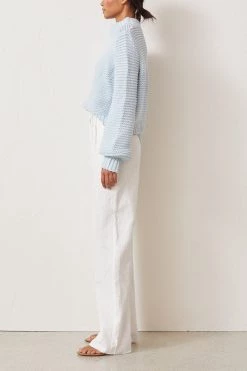 Bec And Bridge Elsa Knit Jumper Sky Blue