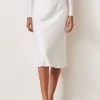 Bec And Bridge Classic Silk Midi Skirt Ivory 1 Bec And Bridge Classic Silk Midi Skirt Ivory