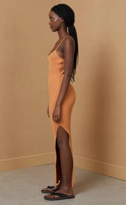 Bec And Bridge Margot Knit Midi Dress Nutmeg 8 Bec And Bridge Margot Knit Midi Dress Nutmeg