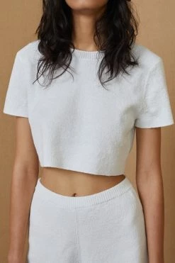 Bec And Bridge Fifi Knit Top Ecru