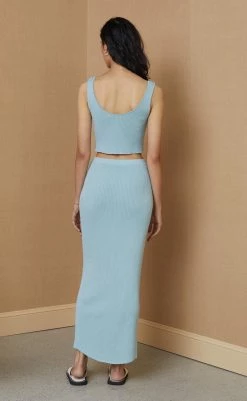 Bec And Bridge Margot Knit Midi Skirt Duck Egg 7 Bec And Bridge Margot Knit Midi Skirt Duck Egg