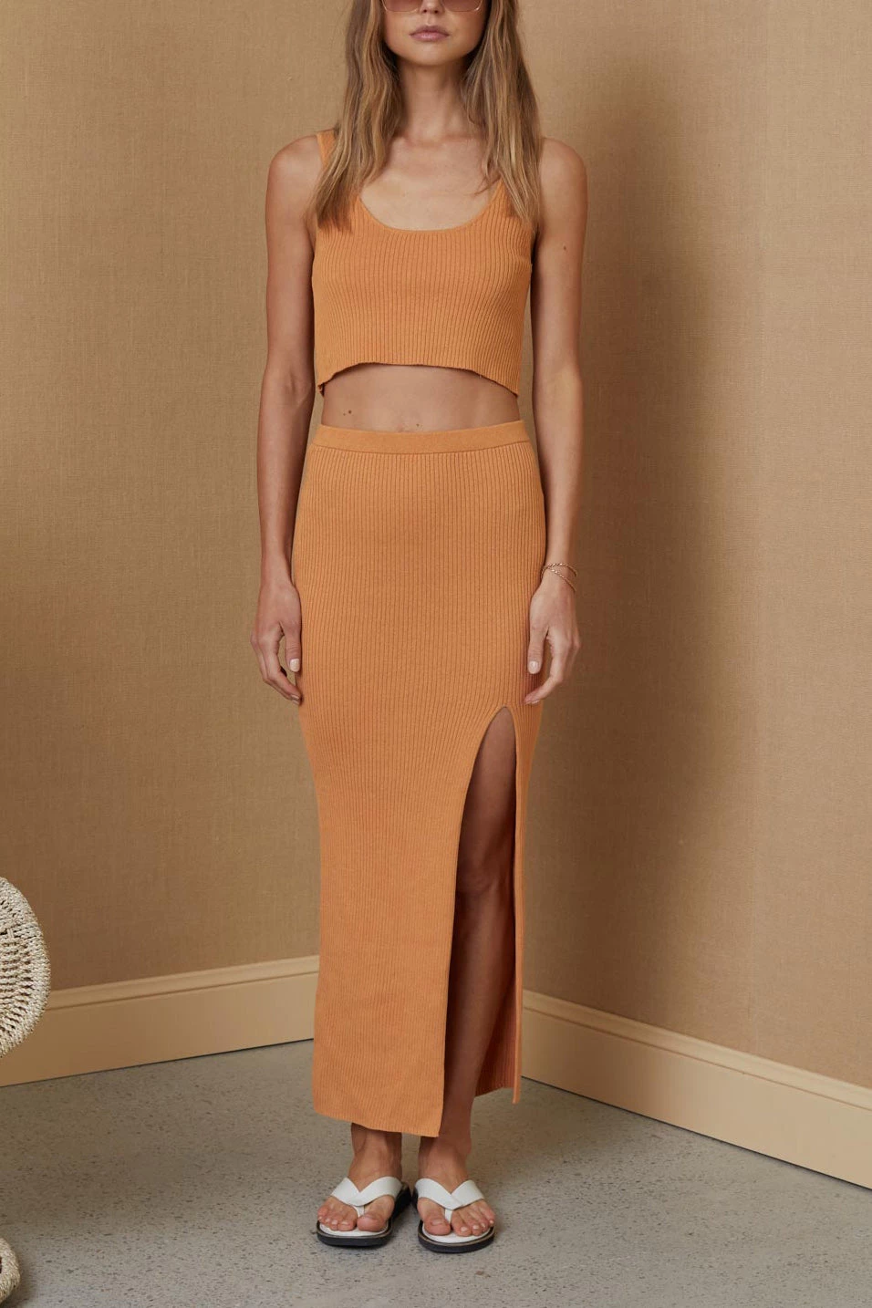 Bec And Bridge Margot Knit Midi Skirt Nutmeg 3 Bec And Bridge Margot Knit Midi Skirt Nutmeg