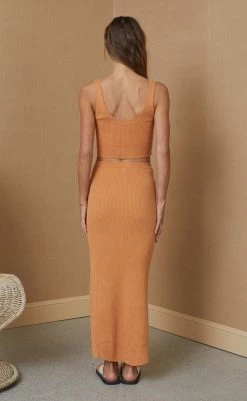 Bec And Bridge Margot Knit Midi Skirt Nutmeg 7 Bec And Bridge Margot Knit Midi Skirt Nutmeg