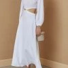 Bec And Bridge Madeleine Midi Dress Ivory
