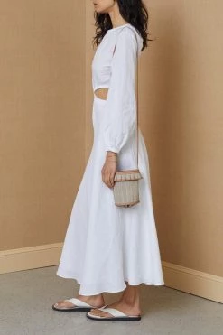 Bec And Bridge Madeleine Midi Dress Ivory