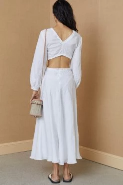 Bec And Bridge Madeleine Midi Dress Ivory